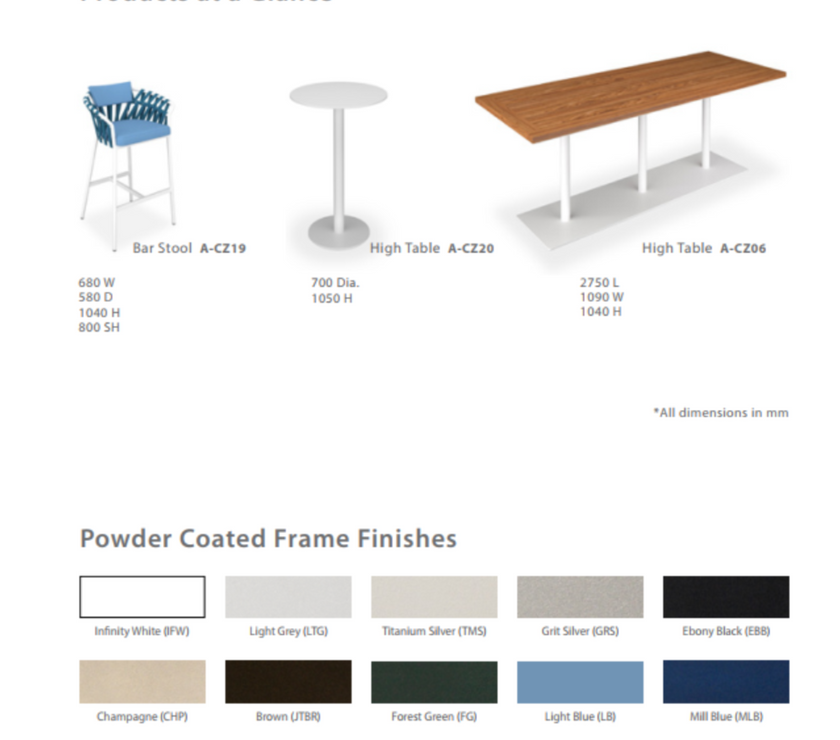 Outdoor - COZUMEL Collection