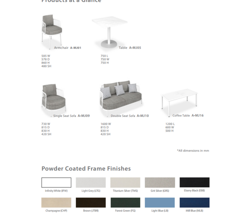 Outdoor - MAJORCA Collection