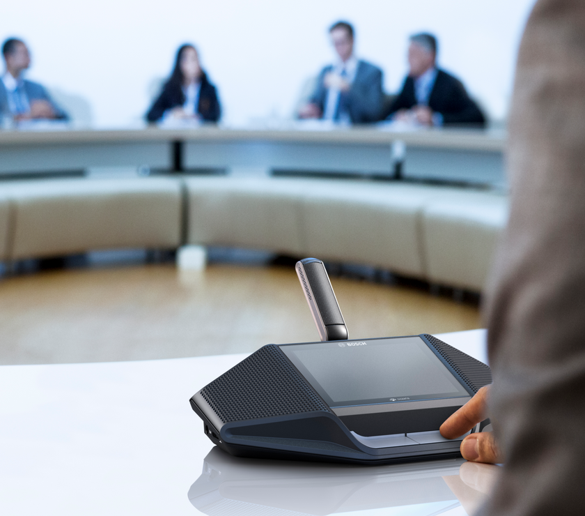 Bosch Dicentis - Wireless Discussion Device With Touchscreen