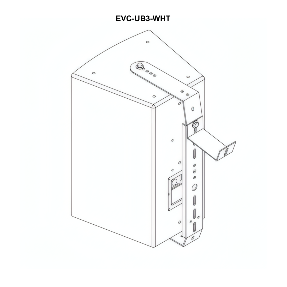 Bosch EVC-UB1(UB2, UB3)-BLK(WHT) - Професионални монтажни U-образни стойки (U-brackets) - Image 7
